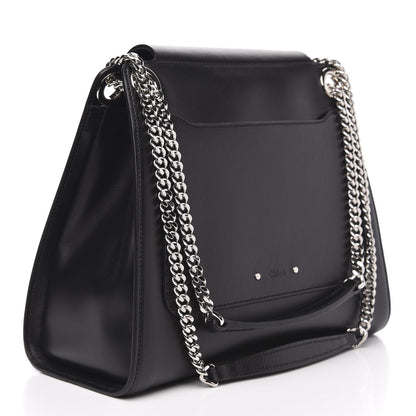 Chloe Shiny Calfskin Medium Annie Shoulder Bag Black 3 of 10