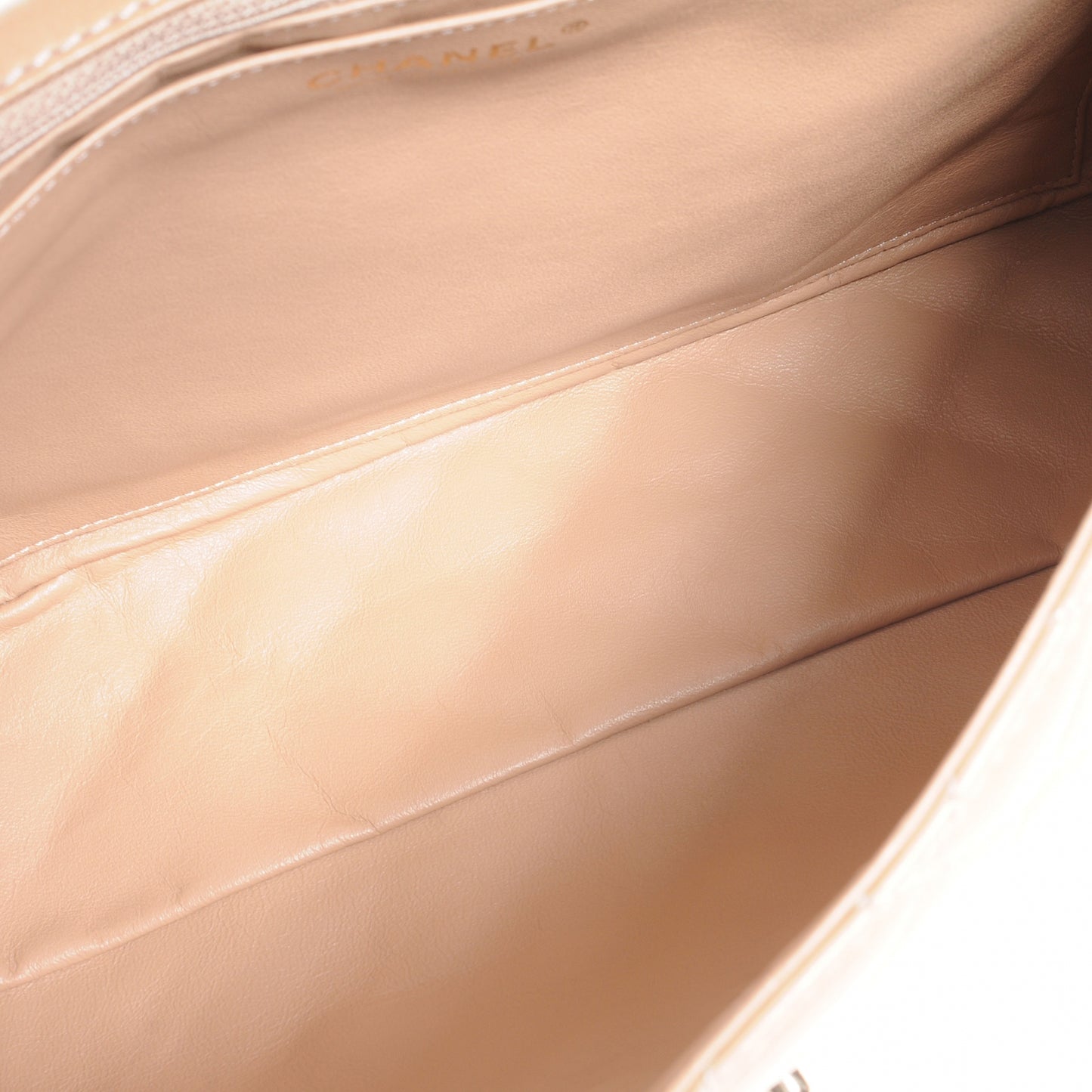 Lambskin Maxi Flap Apricot