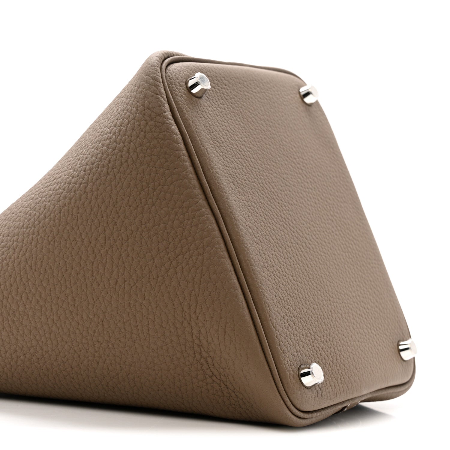 Hermes Taurillon Clemence Picotin Lock 18 PM Etoupe 8 of 10