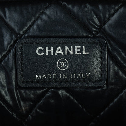 Chanel Denim Large Deauville Pouch Dark Blue 6 of 7