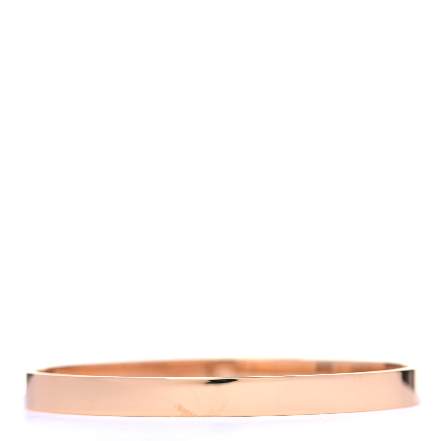 Hermes 18K Rose Gold Diamond PM Kelly Pave Bracelet SH 3 of 6