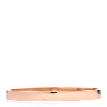 Hermes 18K Rose Gold Diamond PM Kelly Pave Bracelet SH 3 of 6