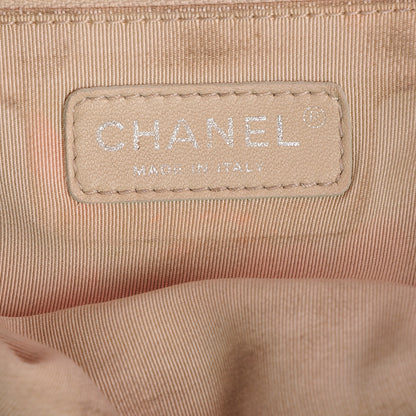 Chanel Washed Lambskin Quilted Medium Chain Around Messenger Black 6 of 7