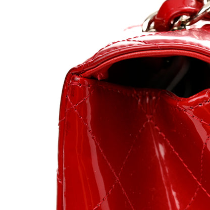 Chanel Patent Quilted Jumbo Single Flap Red 16 of 18