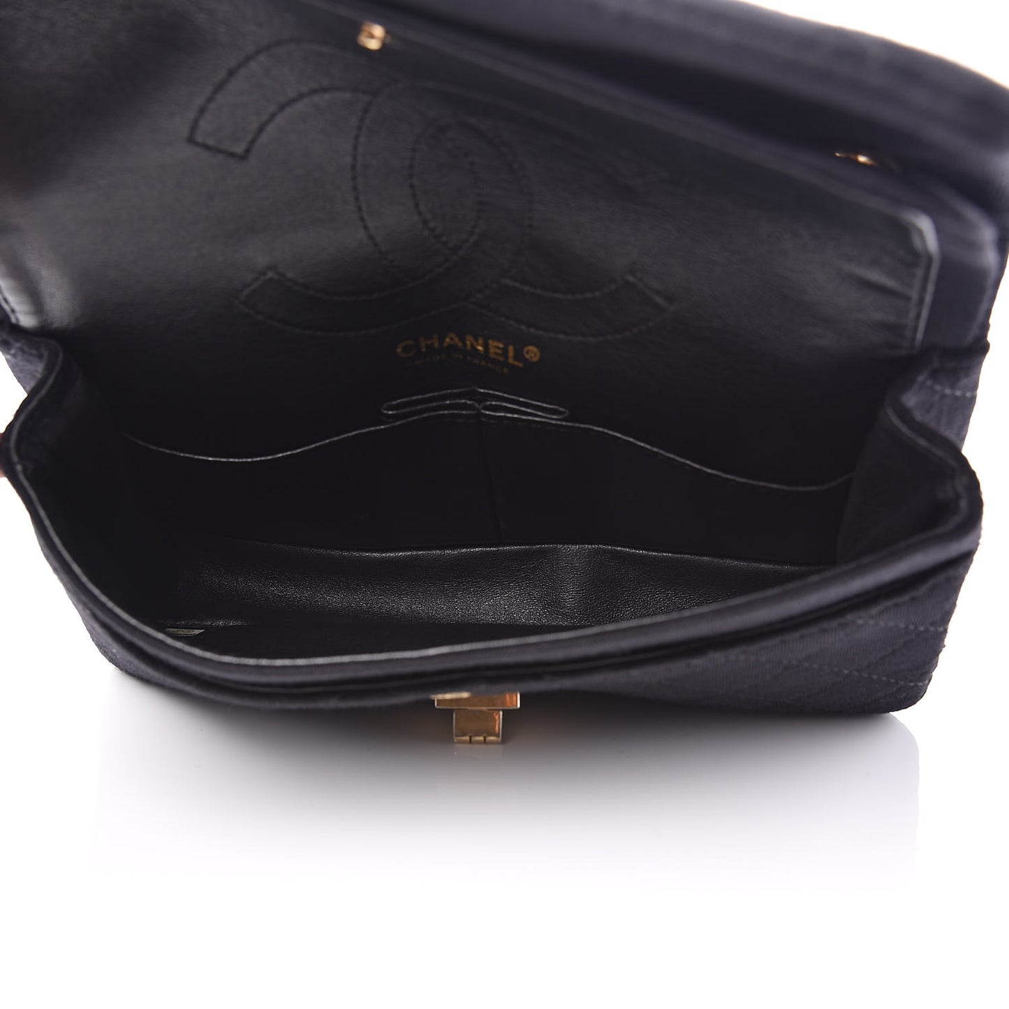 Jersey Quilted 2.55 Reissue 225 Flap Black
