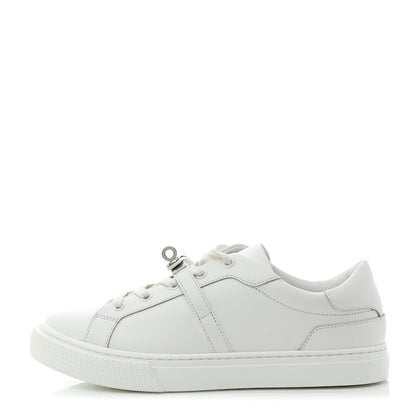 Hermes Calfskin Day Sneakers 39.5 White 1 of 9