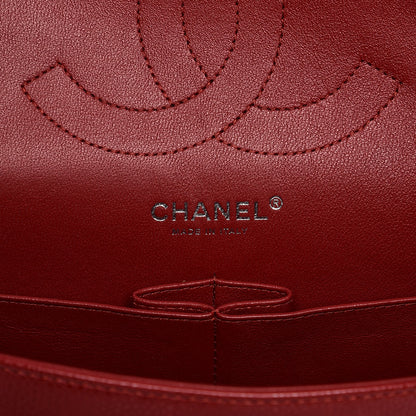 Chanel Caviar Quilted Jumbo Double Flap Red 6 of 11
