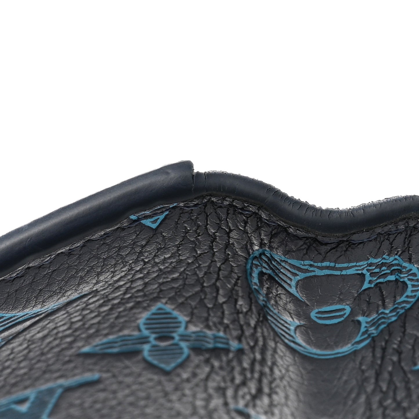 Calfskin Monogram Shadow Pocket Organizer Blue