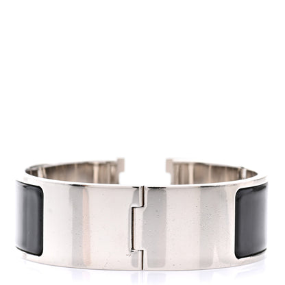 Hermes Enamel Wide Clic Clac H Bracelet PM Black 5 of 8