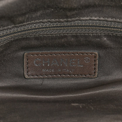 Chanel Calfskin Bubble Quilt Bowler Black 6 of 14