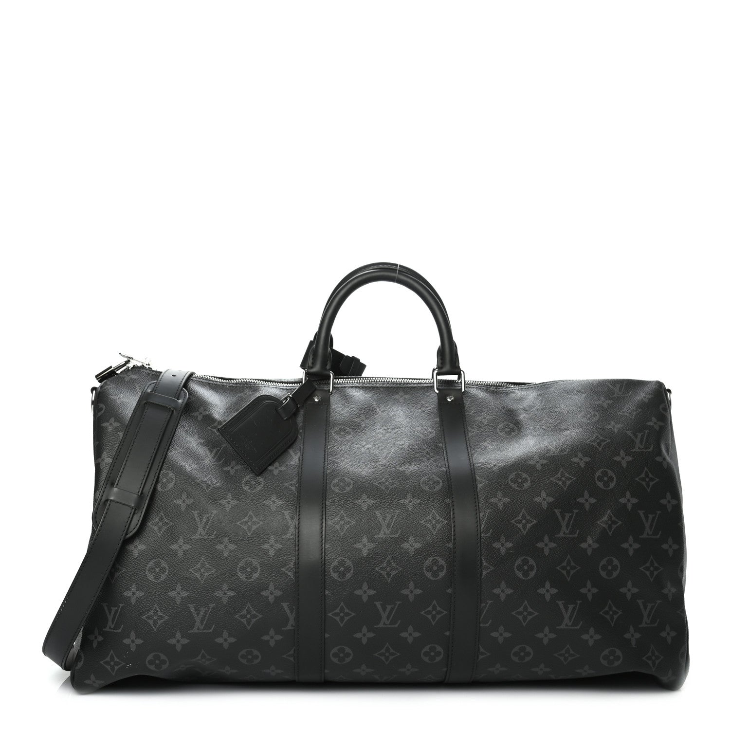 Louis Vuitton Monogram Eclipse Keepall Bandouliere 55 1 of 9