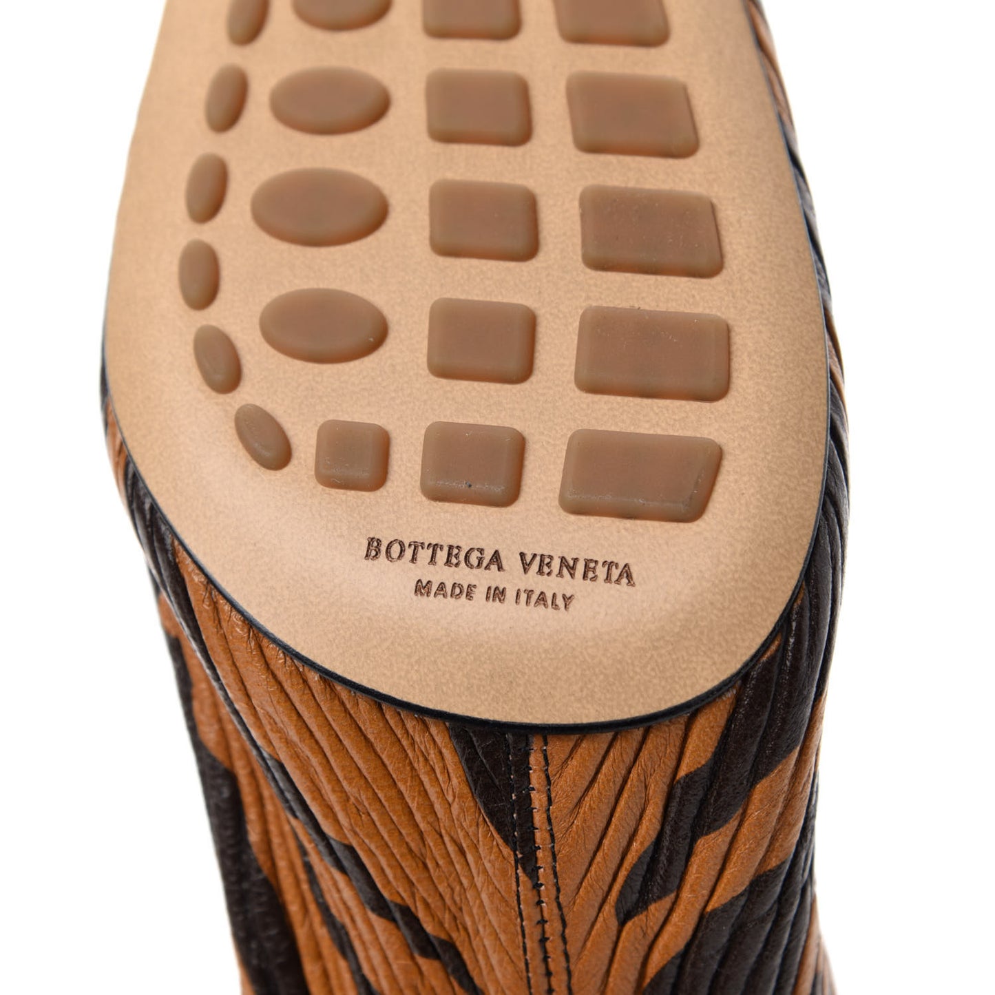 Textured Nappa Pumps 36 Bronze Skin