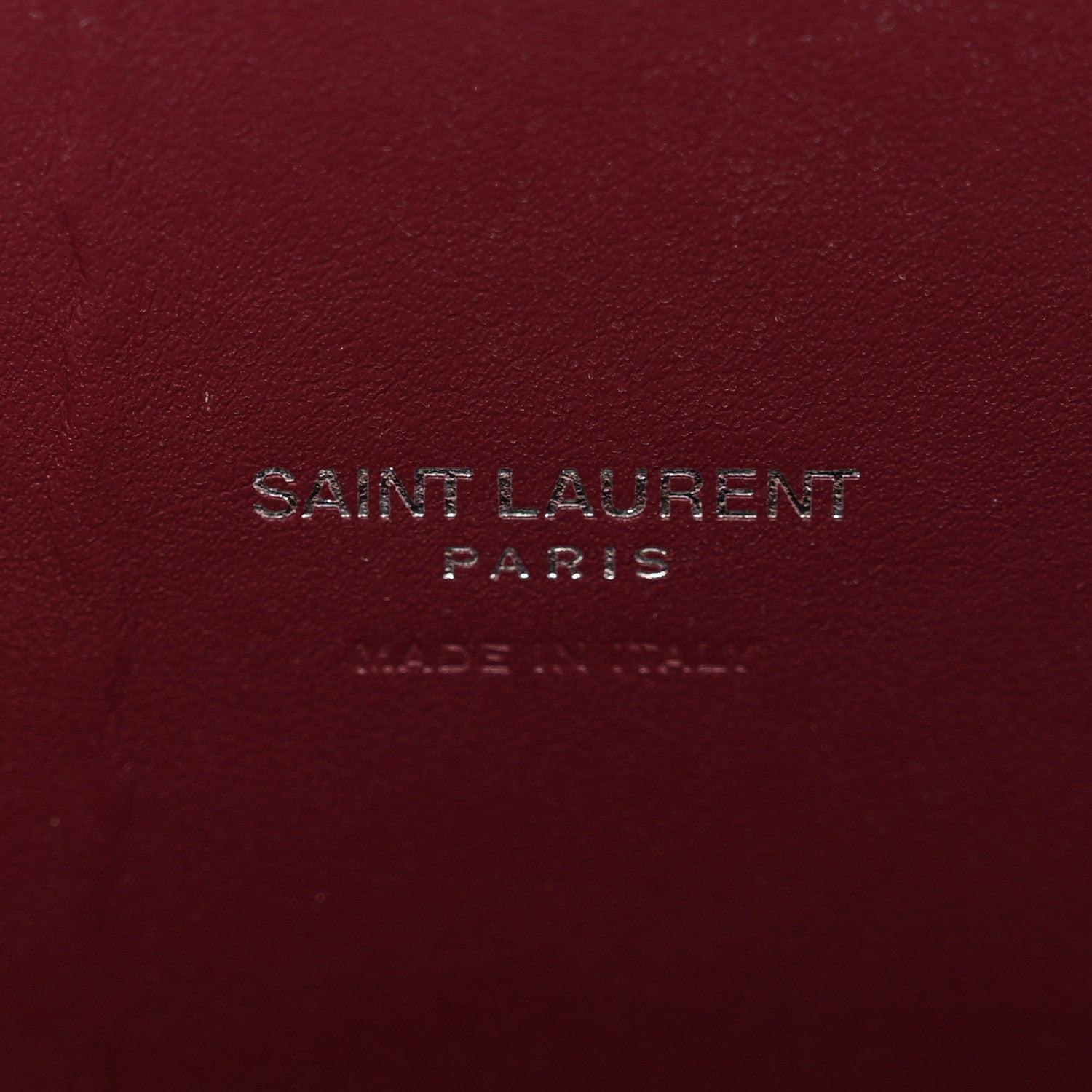 Saint Laurent Calfskin Crocodile Embossed Baby Sac De Jour Bordeaux 6 of 13