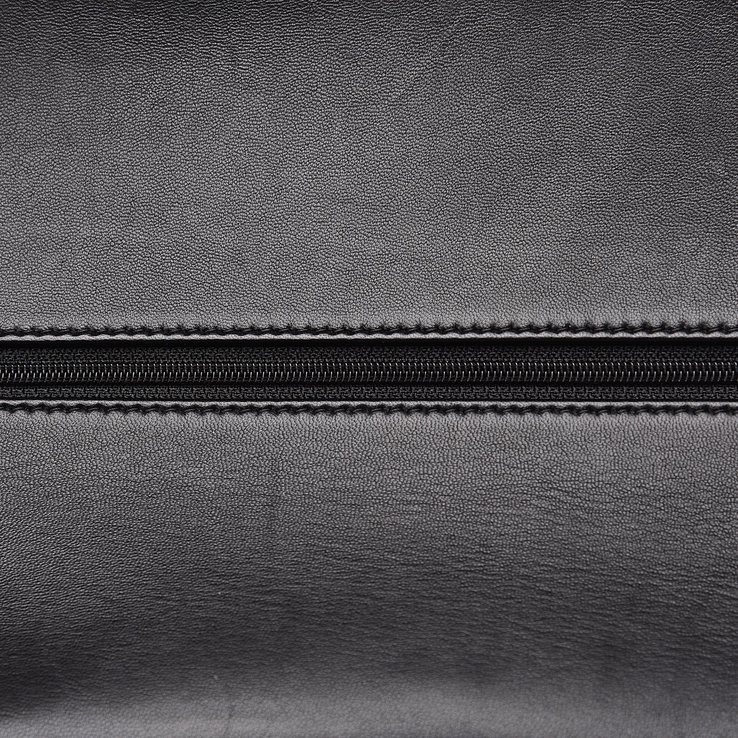 Lambskin Chevron Quilted Jumbo Double Flap So Black