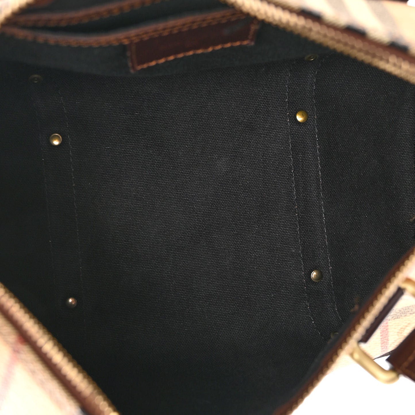 Haymarket Check Studded Bowler Brown