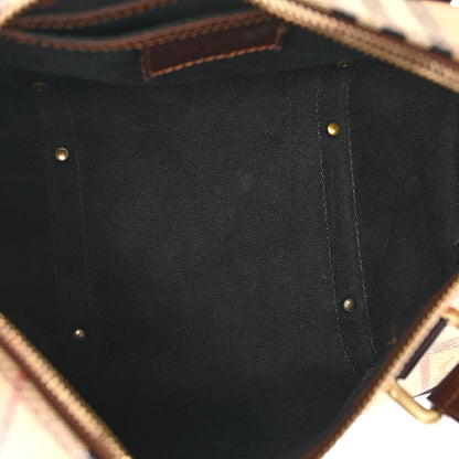 Burberry Haymarket Check Studded Bowler Brown 4 of 12