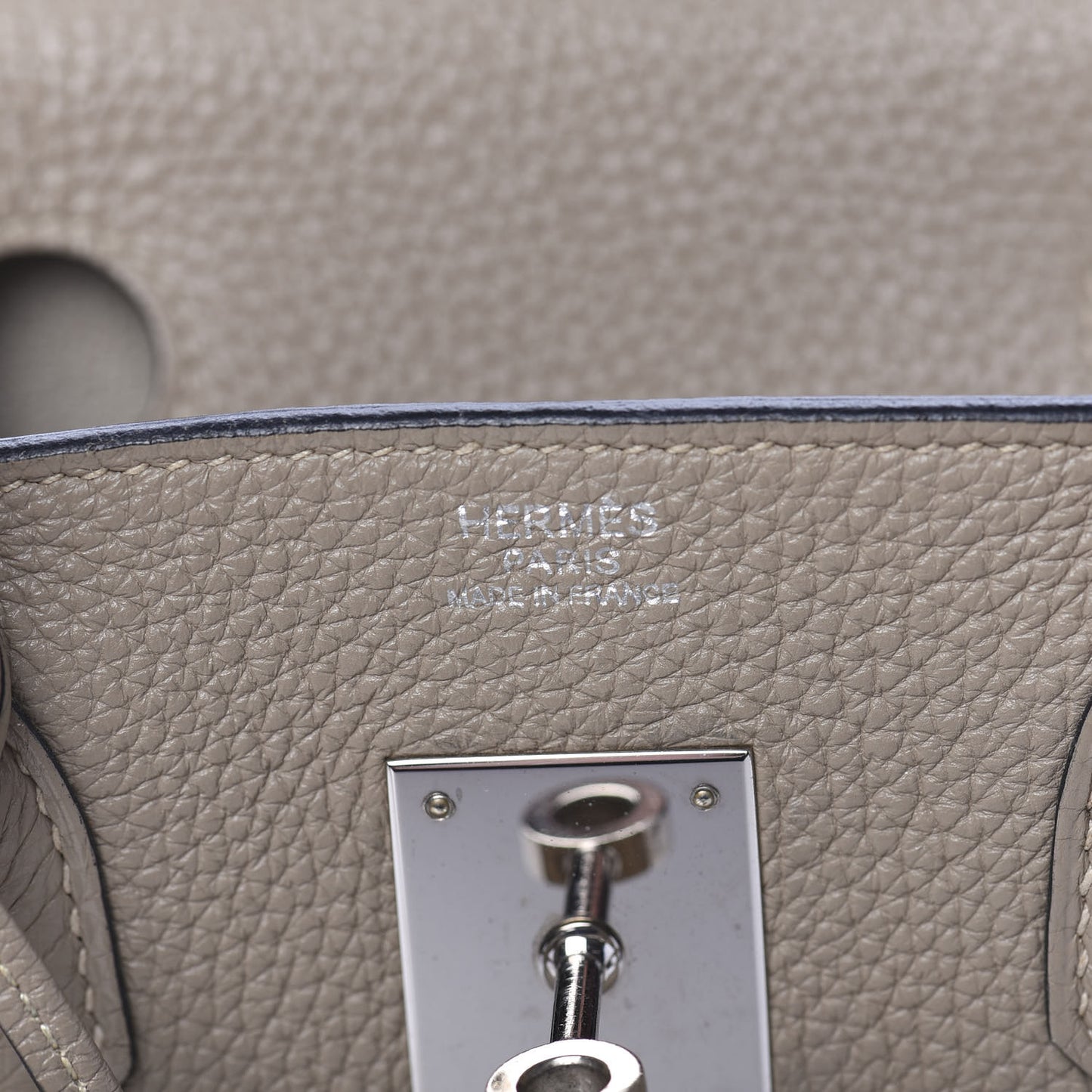 Togo Birkin 30 Gris Tourterelle