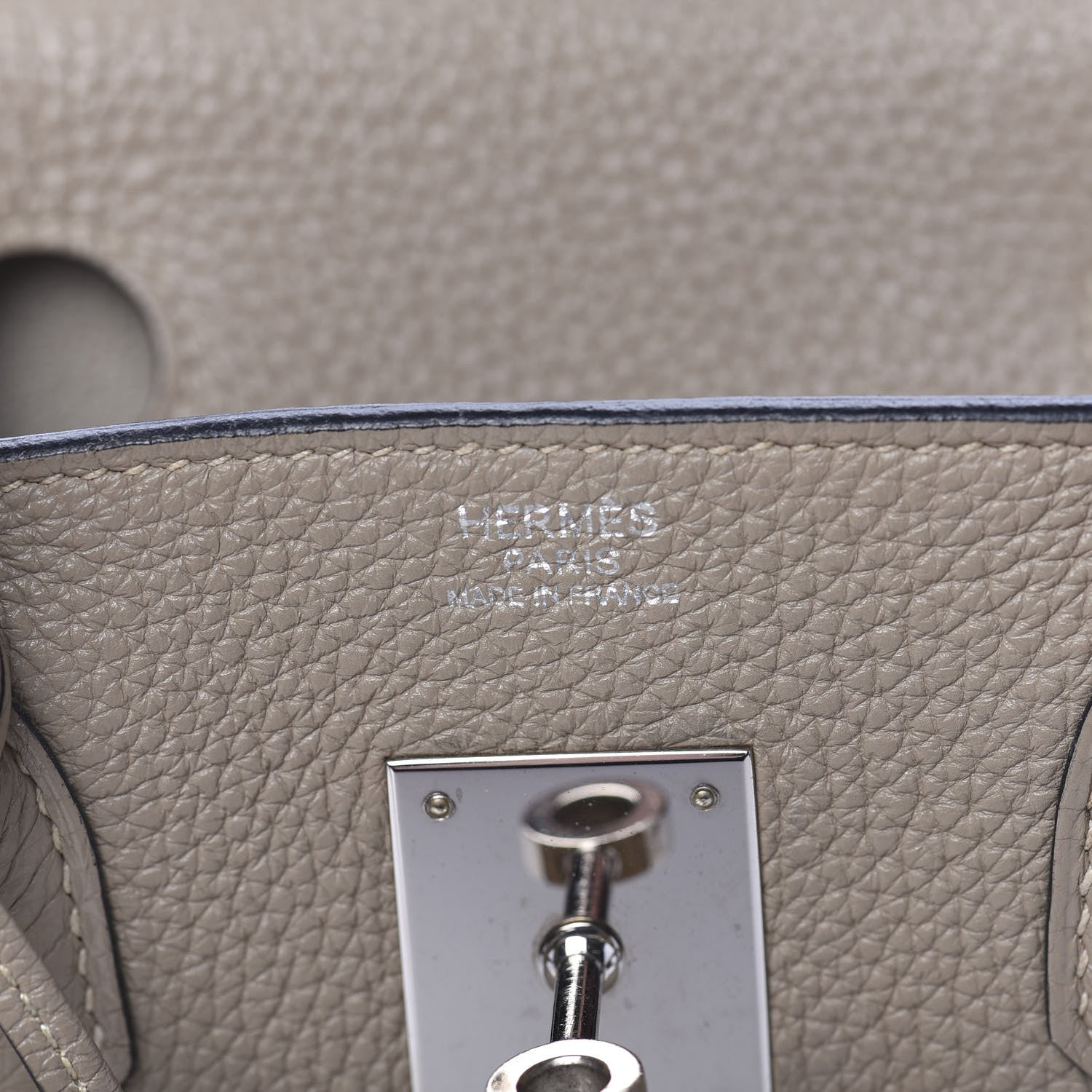 Hermes Togo Birkin 30 Gris Tourterelle 9 of 36
