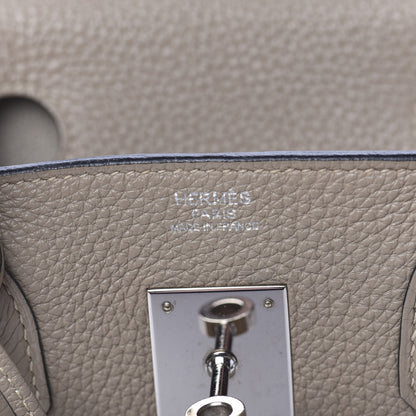 Hermes Togo Birkin 30 Gris Tourterelle 9 of 36