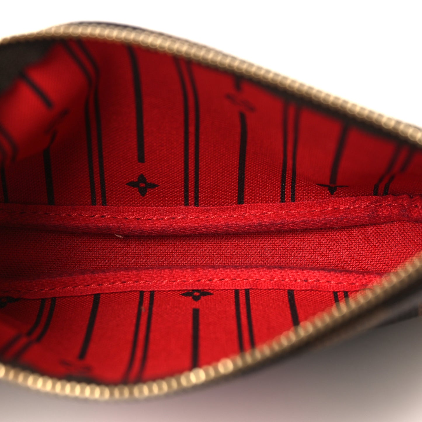 Damier Ebene Complice Trunks and Bags Mini Pochette Accessories Red