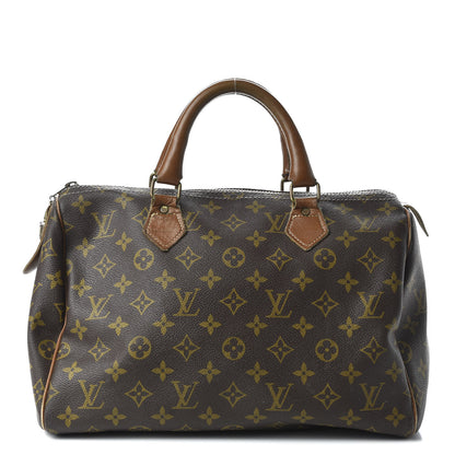 Louis Vuitton Monogram French Company Speedy 30 1 of 12