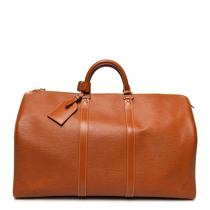 Louis Vuitton Epi Keepall 50 Cipango 1 of 13