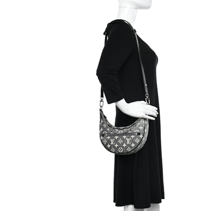 Louis Vuitton Monogram Jacquard Denim Loop Black 2 of 9