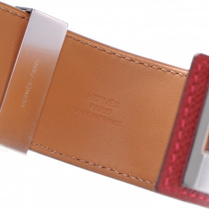 Hermes Epsom Collier de Chien CDC Bracelet S Rouge Casaque 5 of 7