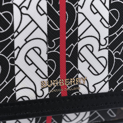 Burberry E-Canvas Monogram Stripe Mini Pocket Bag Bridle Brown 6 of 8