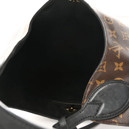 Louis Vuitton Monogram Flower Hobo Black 5 of 9