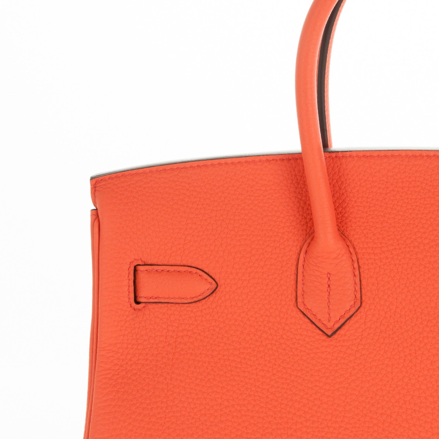 Hermes Togo Birkin 35 Orange Poppy 19 of 24
