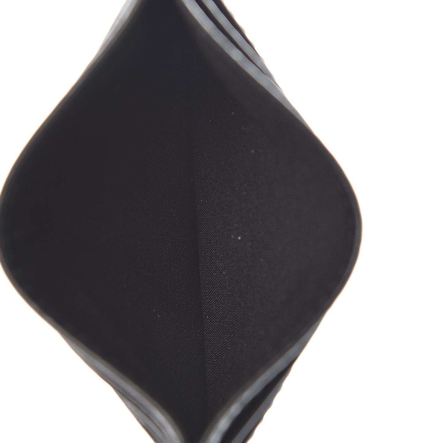 Calfskin Bee Signature Card Holder Black