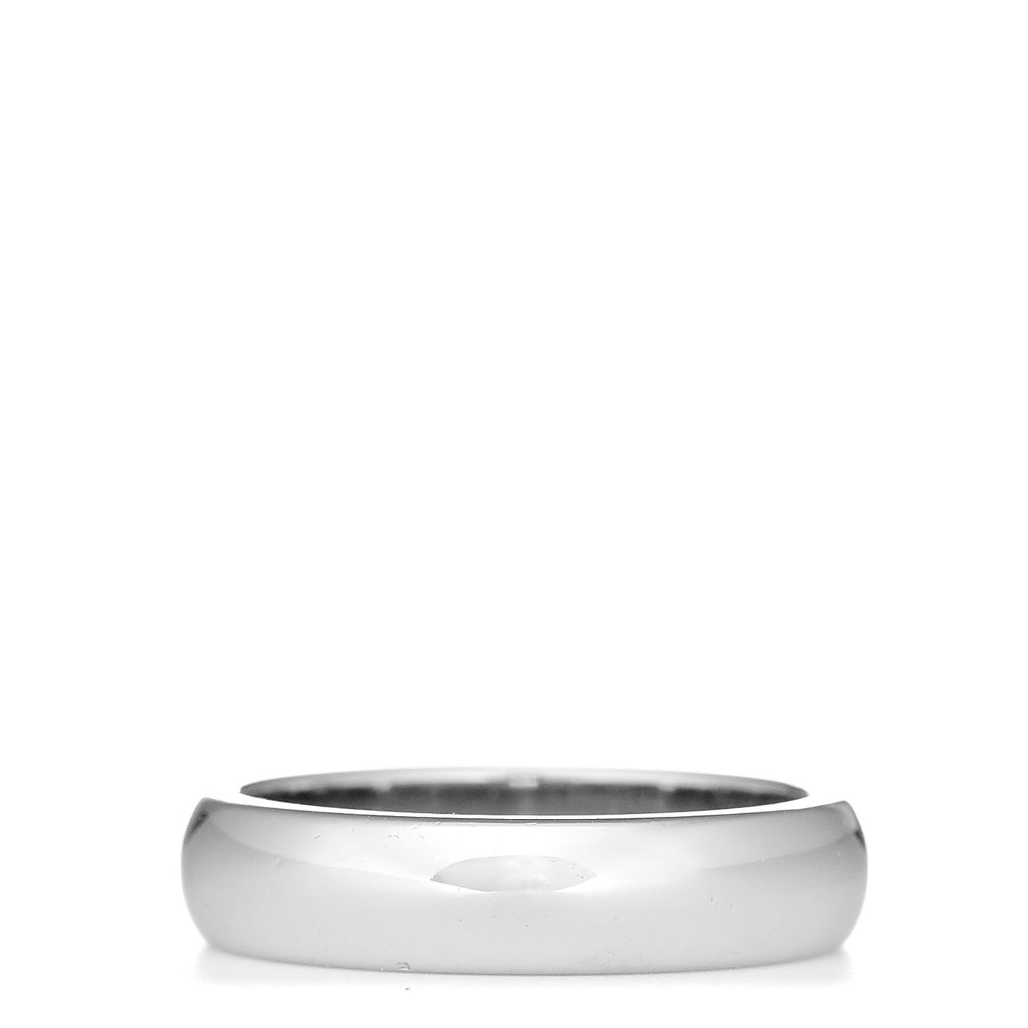 Platinum 4.5mm Classic Wedding Band Ring 51 5.75