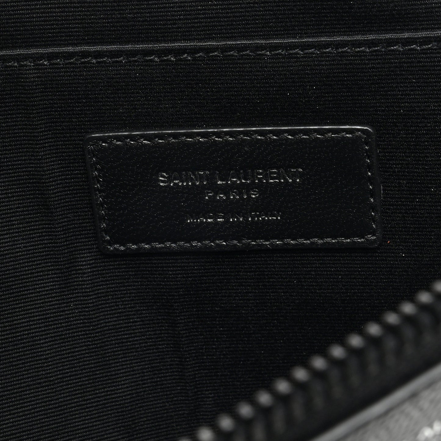 Grain De Poudre Zipped Tablet Holder Black