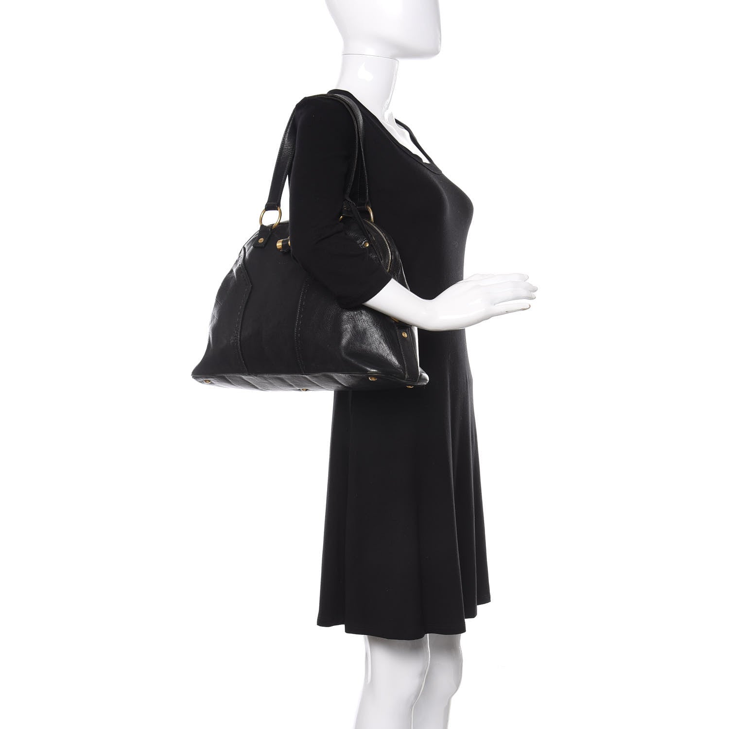 Saint Laurent Calfskin Large Muse Black 2 of 23