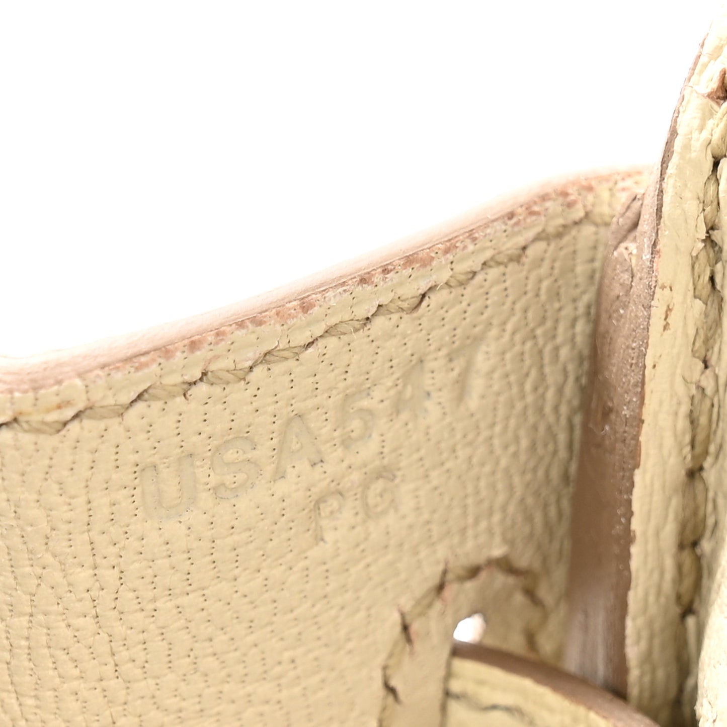Ostrich Birkin 25 Beton