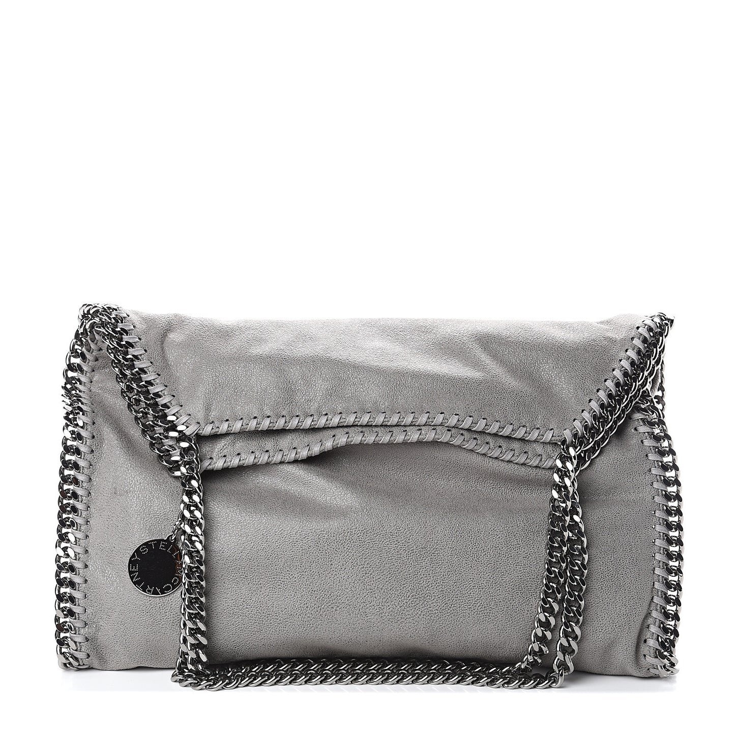 Shaggy Deer Small Falabella Tote Light Grey