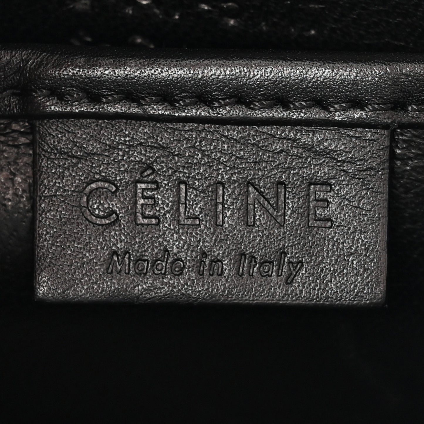 Smooth Calfskin Nano Luggage Black