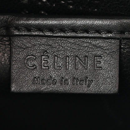 Celine Smooth Calfskin Nano Luggage Black 6 of 10