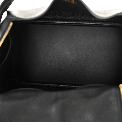 Hermes Taurillon Clemence Lindy 26 Black 5 of 10