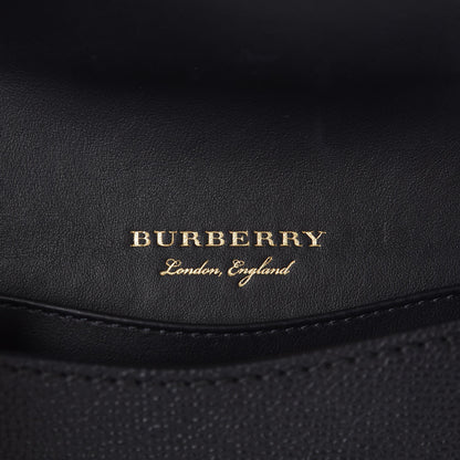 Burberry House Check Calfskin Mini Buckle Phone Crossbody Bag Black 6 of 6