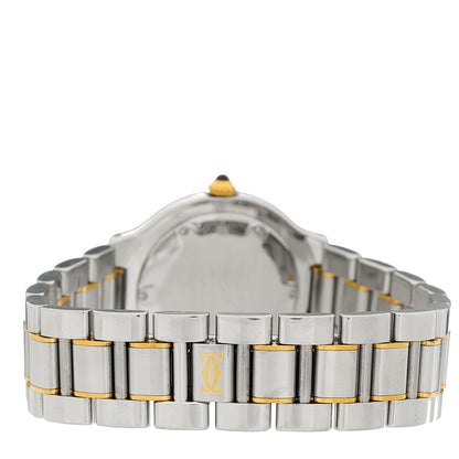 Cartier Stainless Steel 18K Yellow Gold 31mm Must De 21 Quartz Watch 3 of 4