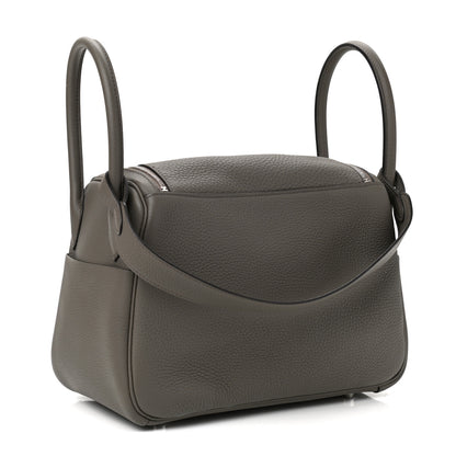 Hermes Taurillon Clemence Lindy 26 Etain 5 of 14