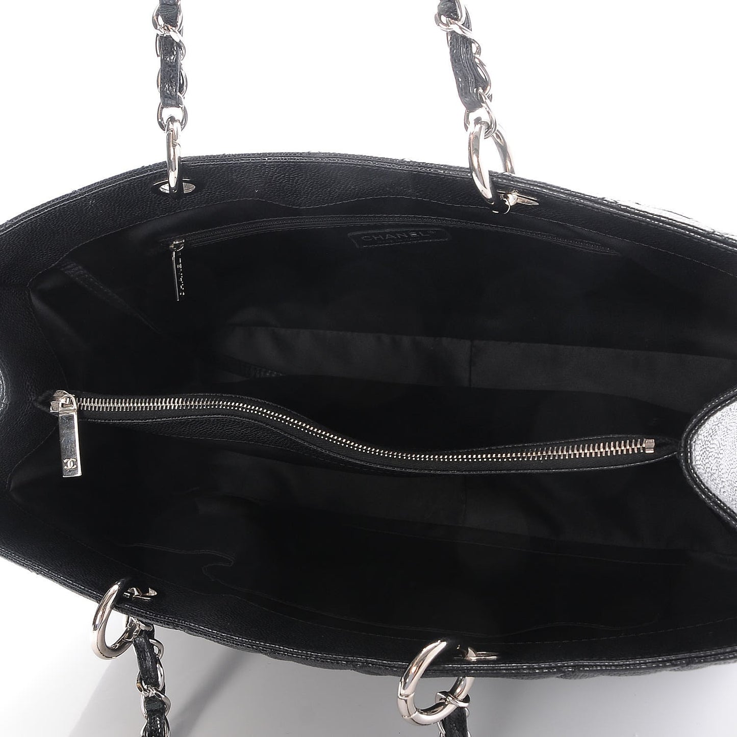 Caviar Quilted XL Grand Shopping Tote GST Black