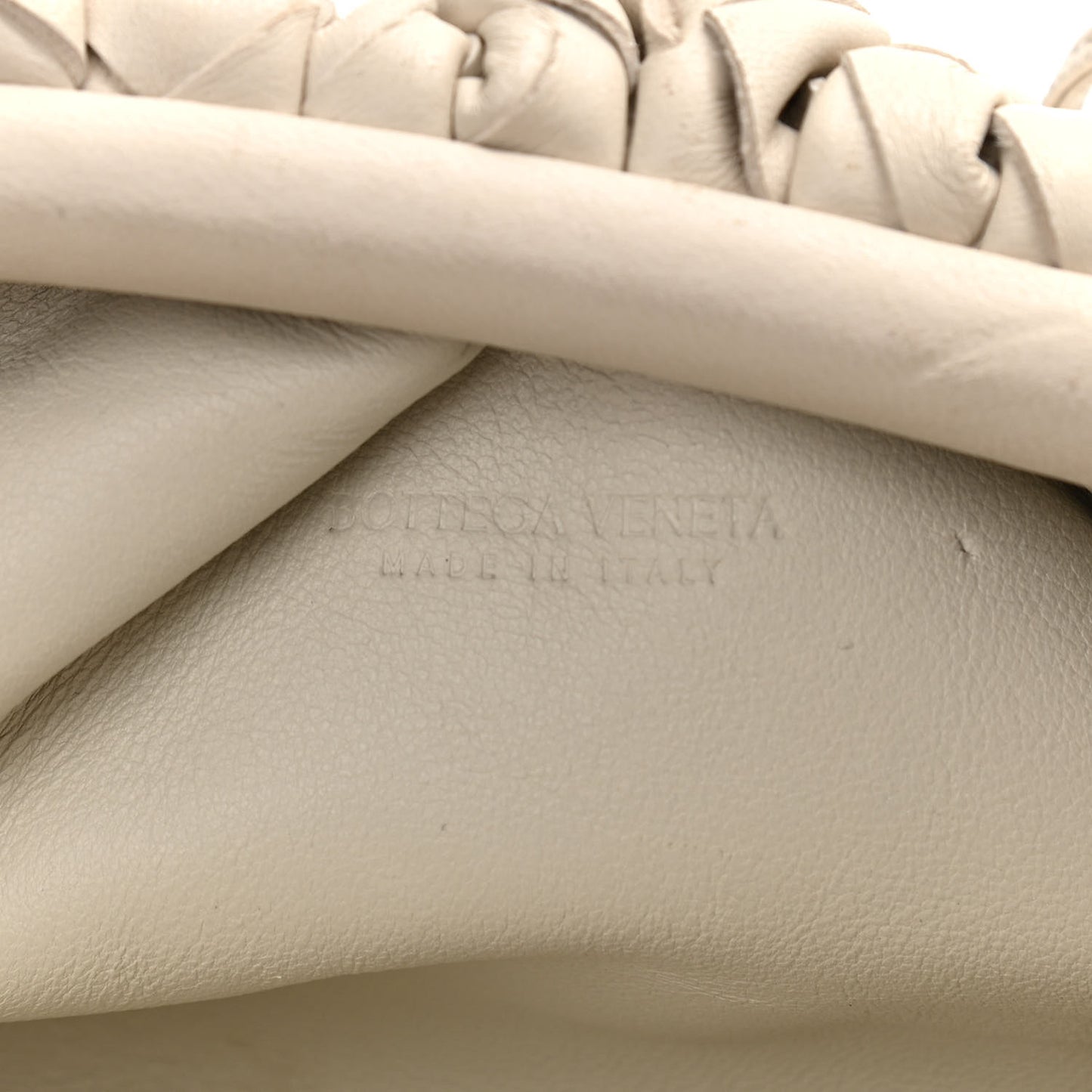 Nappa Intrecciato The Mini Pouch Plaster