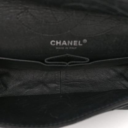 Chanel Iridescent Calfskin Quilted 2.55 Reissue 226 Flap Dark Grey 5 of 11