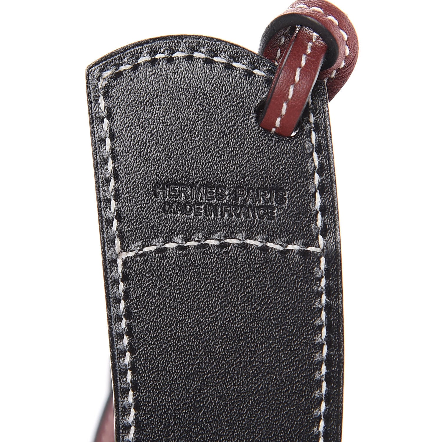 Hermes Butler Swift Paddock Botte Boot Bag Charm Black Rouge H 3 of 3