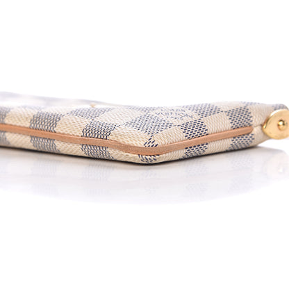 Louis Vuitton Damier Azur Pochette Milla MM 9 of 10