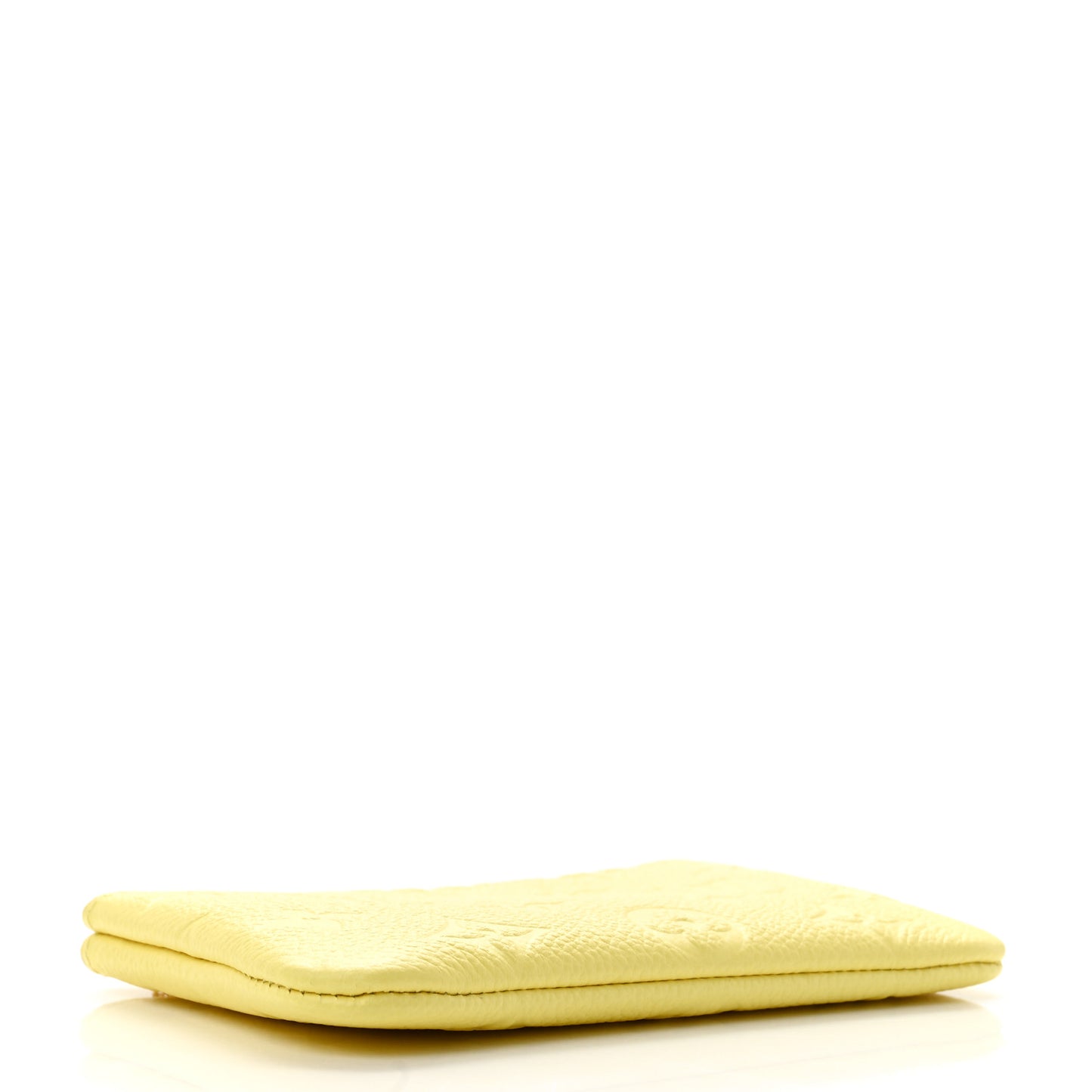 Empreinte Monogram Key Pouch S Sunflower Yellow