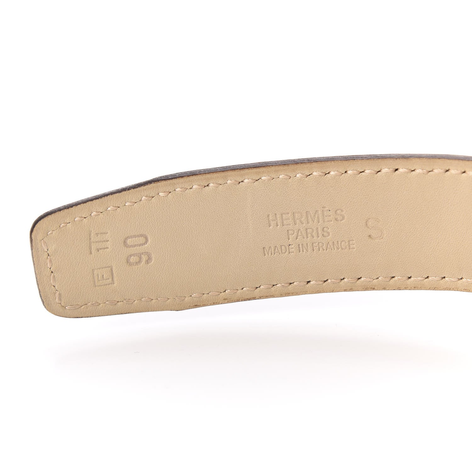Hermes Box 24mm Belt 90 Black Parchemin 5 of 6